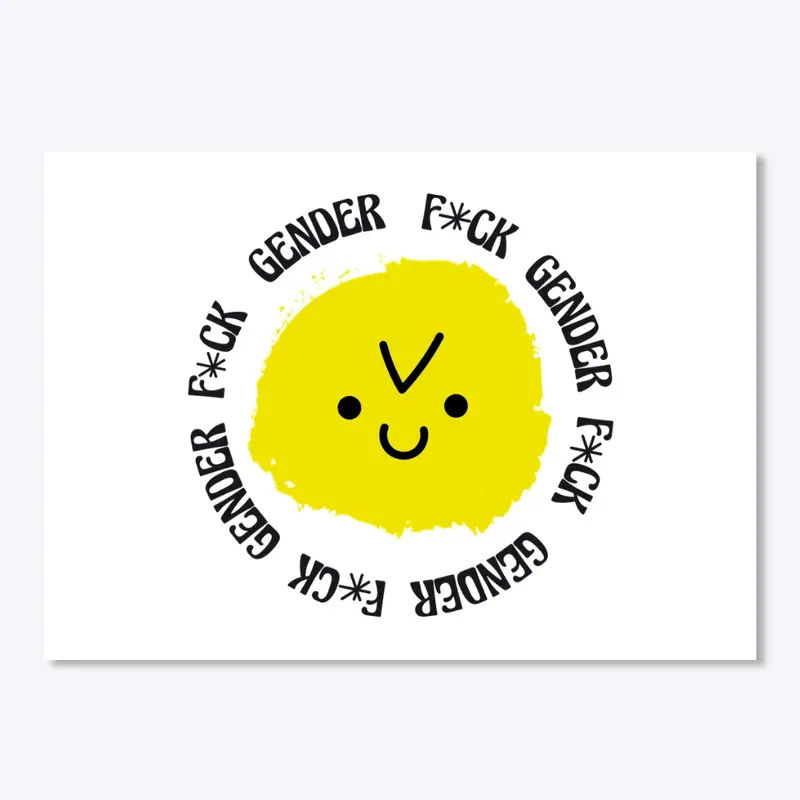 gender f*ck / f*ck gender stickers 