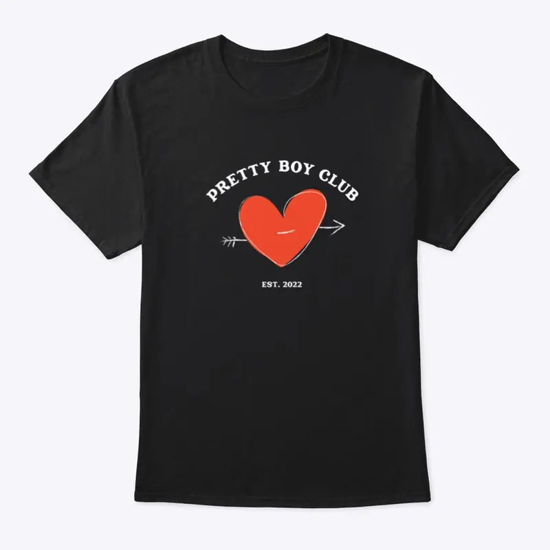 Pretty Boy Club - large print t-shirt 